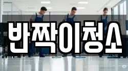 반짝이청소