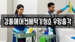 강릉에어컨세탁기청소 우렁총각