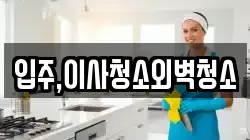 입주,이사청소외벽청소