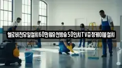 헬로비전당일설치60만원유선방송50인치TV증정케이블설치