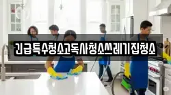 긴급특수청소고독사청소쓰레기집청소