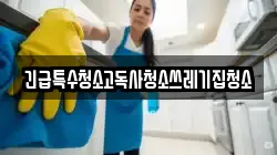 긴급특수청소고독사청소쓰레기집청소