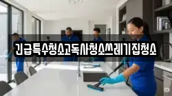 긴급특수청소고독사청소쓰레기집청소