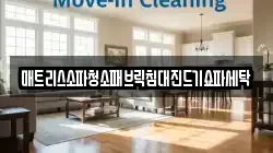 매트리스소파청소패브릭침대진드기쇼파세탁