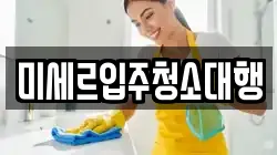 미세르입주청소대행