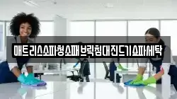 매트리스소파청소패브릭침대진드기쇼파세탁