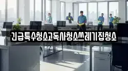 긴급특수청소고독사청소쓰레기집청소