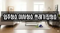 입주청소.이사청소.쓰레기집청소