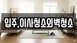 입주,이사청소외벽청소