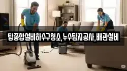 탑종합설비하수구청소,누수탐지공사,배관설비