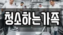 청소하는가족