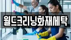 월드크리닝화재세탁