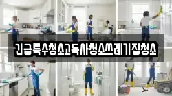 긴급특수청소고독사청소쓰레기집청소