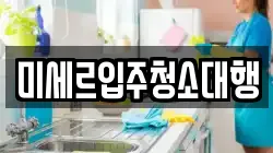 미세르입주청소대행
