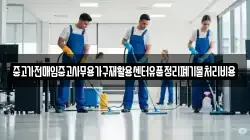 중고가전매입중고사무용가구재활용센터유품정리폐기물처리비용