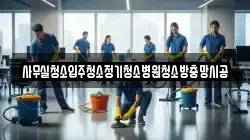 사무실청소입주청소정기청소병원청소방충망시공