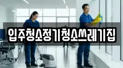 입주청소정기청소쓰레기집