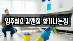 입주청소 김앤정 향기나는집