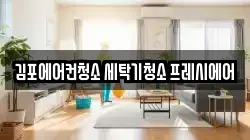 김포에어컨청소 세탁기청소 프레시에어