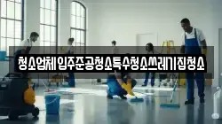 청소업체입주준공청소특수청소쓰레기집청소