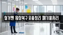 철거맨 원상복구 유품정리 폐기물처리