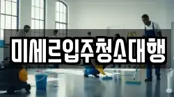 미세르입주청소대행
