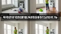 특수청소쓰레기집청소폐기물고독사청소유품정리긴급청소카드가능
