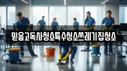 믿음고독사청소특수청소쓰레기집청소