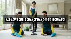 입주청소전문업체,공장청소,상가청소,건물청소,바닥왁스코팅