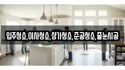입주청소,이사청소,상가청소,준공청소,줄눈시공