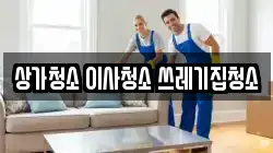 상가청소 이사청소 쓰레기집청소