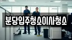 분당입주청소이사청소