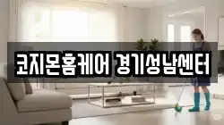 코지몬홈케어 경기성남센터