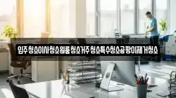 입주청소이사청소원룸청소거주청소특수청소곰팡이제거청소