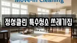 정성클린 특수청소 쓰레기집