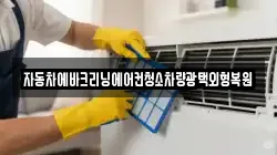 자동차에바크리닝에어컨청소차량광택외형복원