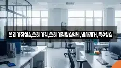 쓰레기집청소,쓰레기집,쓰레기집청소업체,냄새제거,특수청소