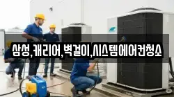 삼성,캐리어,벽걸이,시스템에어컨청소