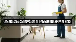 고독사청소유품정리특수청소쓰레기집고양이강아지악취제거전문