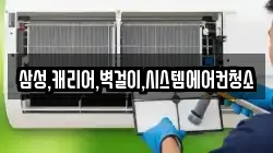 삼성,캐리어,벽걸이,시스템에어컨청소