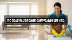 입주청소이사청소원룸청소거주청소특수청소곰팡이제거청소