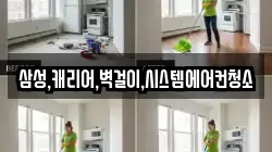 삼성,캐리어,벽걸이,시스템에어컨청소
