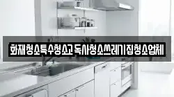 화재청소특수청소고독사청소쓰레기집청소업체