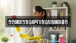 천안에어컨청소세탁기청소시원에어클린