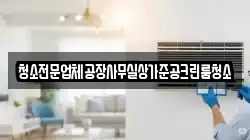 청소전문업체공장사무실상가준공크린룸청소