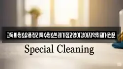 고독사청소유품정리특수청소쓰레기집고양이강아지악취제거전문