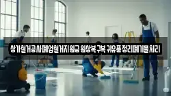 상가철거공사폐업철거지원금원상복구복귀유품정리폐기물처리