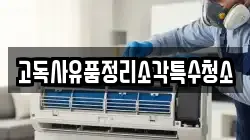 고독사유품정리소각특수청소