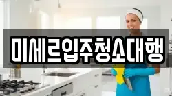 미세르입주청소대행