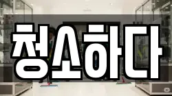 청소하다